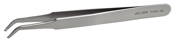 SMD-Pinzette, Edelstahl, Greifwinkel 60°, 120 mm-0