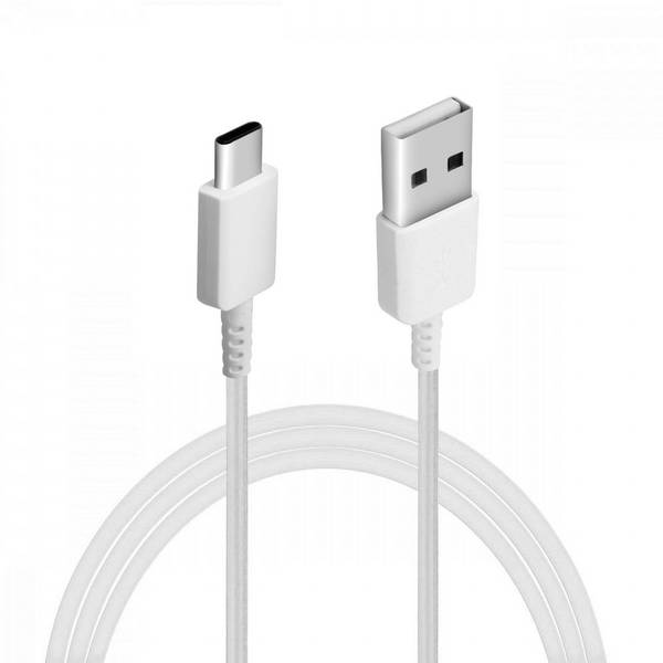 Original Ladekabel Samsung EP-DR140AWE für z.b. Samsung Galaxy A02s, A11, A13 etc. 0,8m Datenkabel 15W Weiß USB-C