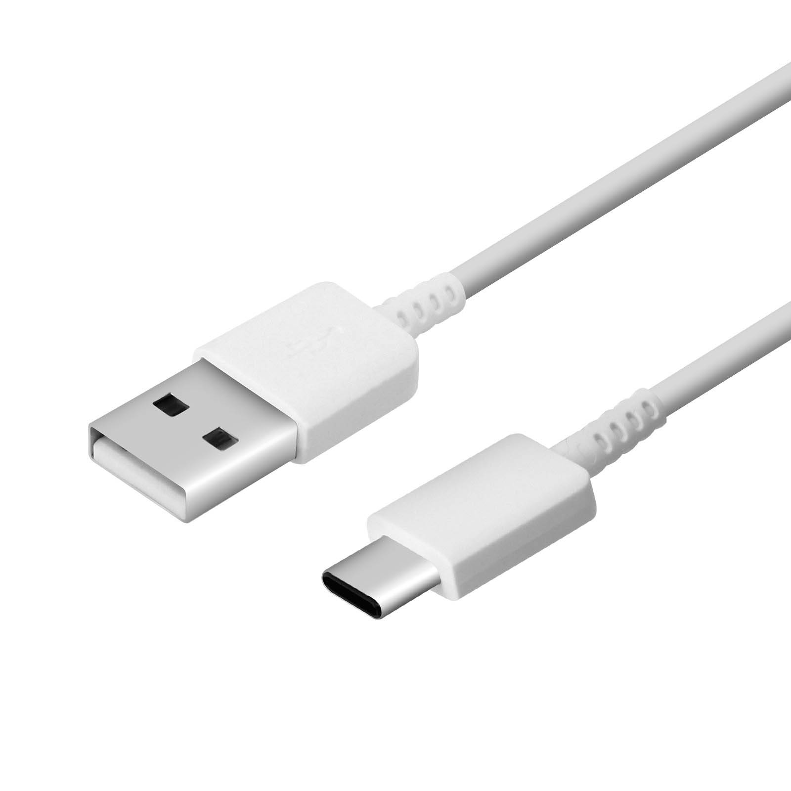 Original Ladekabel Samsung EP-DR140AWE für z.b. Samsung Galaxy A02s, A11, A13 etc. 0,8m Datenkabel 15W Weiß USB-C-1