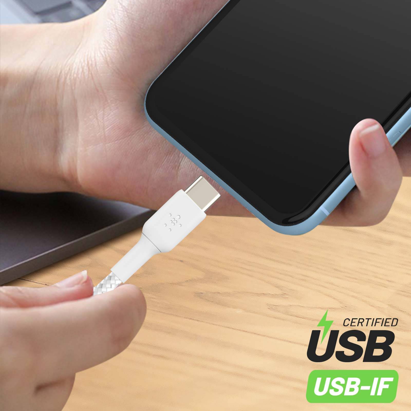 Belkin BoostCharge - USB-Kabel - 24 pin USB-C (M)-2