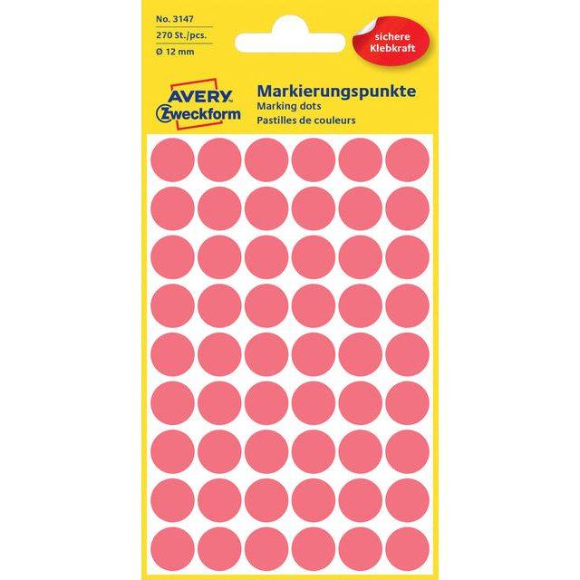 Markierungspunkt 12mm leuchtrot 270 St./Pack. - Artikel: 129002438-3