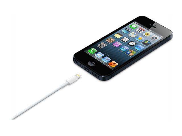 Apple Kabel von Lightning auf USB 2 Meter, weiß MD819ZM/A-0