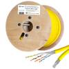 hb-digital Netzwerkkabel Duplex CAT 7a 500m Ethernet max. 1200 MHz S/FTP AWG23 LSZH gelb