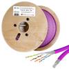 hb-digital Netzwerkkabel Duplex 100m CAT 7a Kabel max. 1200 MHz S/FTP AWG23 LSZH lila