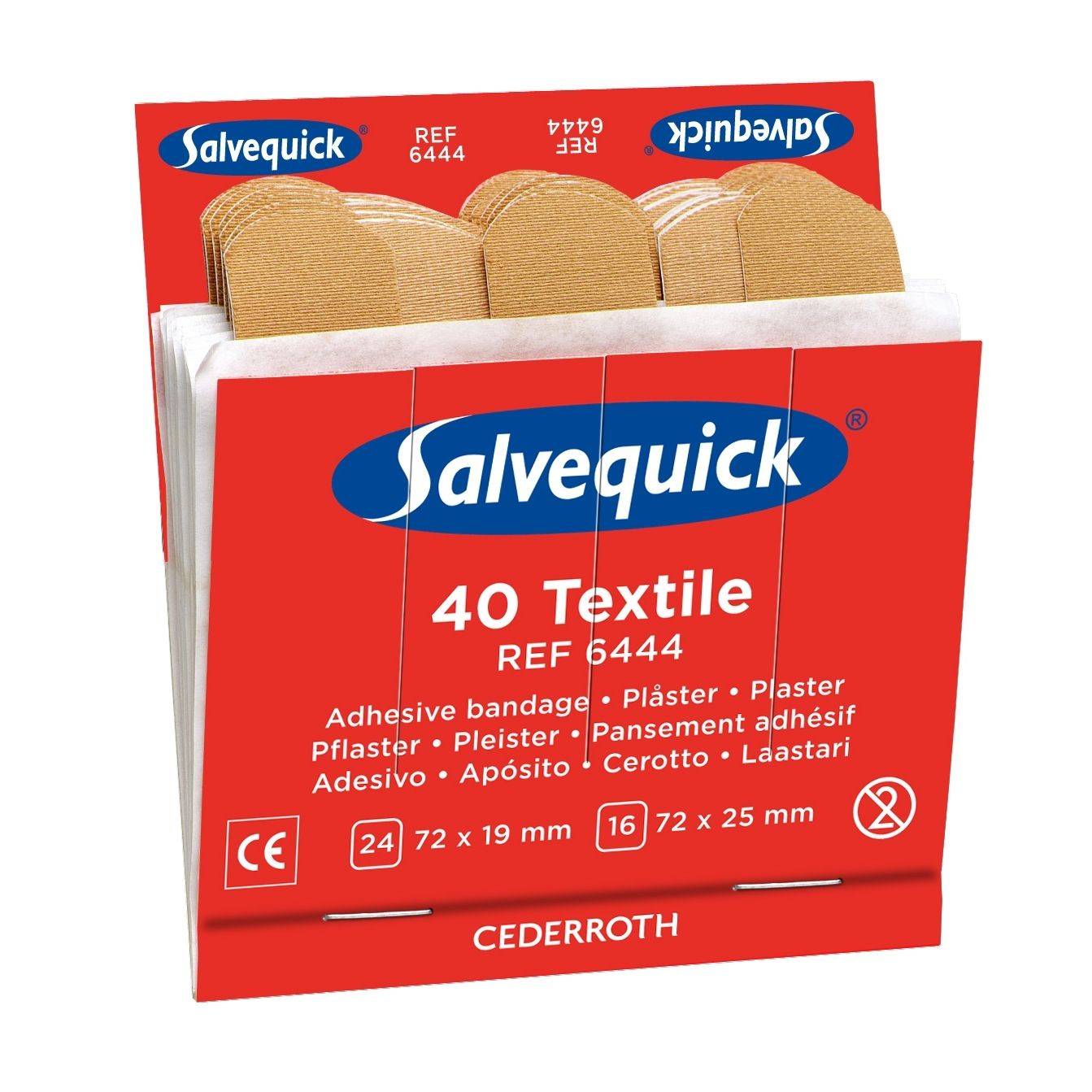 Pflasterstrips Salvequick elastisch 6 Nachfüllpack je 40 St.SALVEQUICK-2