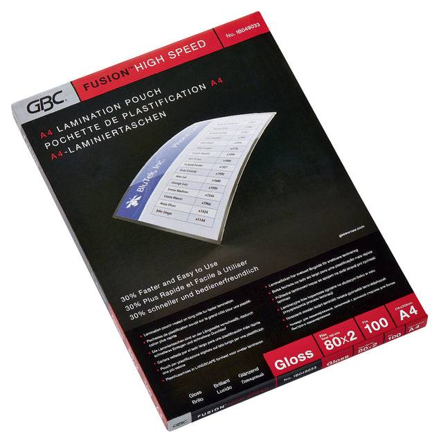 Folientasche HighSpeedPouch DIN A4 80mic 100 St./Pack. - Artikel: 126220300-2