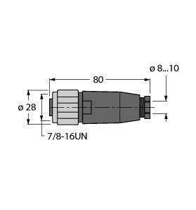 Turck Steckverbinder BKV4140-0/11-1