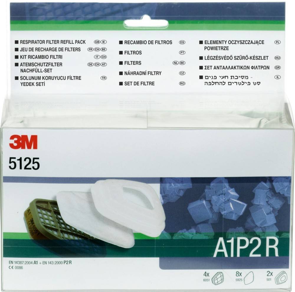 3M Deutschland Vollmasken Filter-Set 5125 (VE4)-0