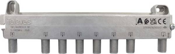 Televes Abzweiger 6f 20 dB, 5-2400 MHz AZS620FZ