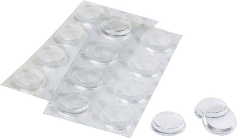 3M SJ5344 Selbstklebende Füße, Rund, 4.1 mm, ø 19.1 mm, Polyurethan, L. 50 ft, 66 °C max.-2