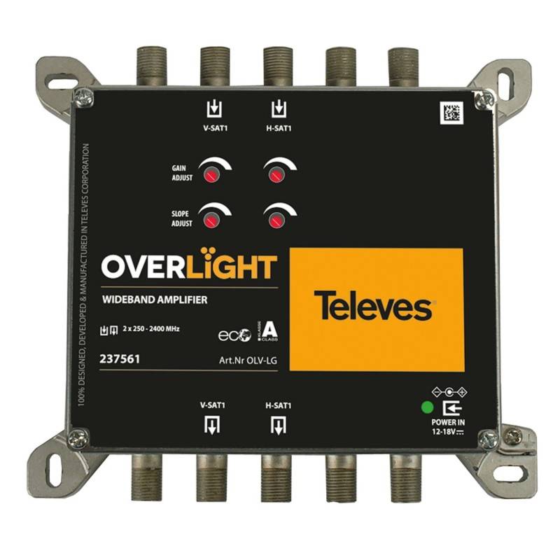 Televes Widebandverstärker Overlight, 13db OLV-LG-0