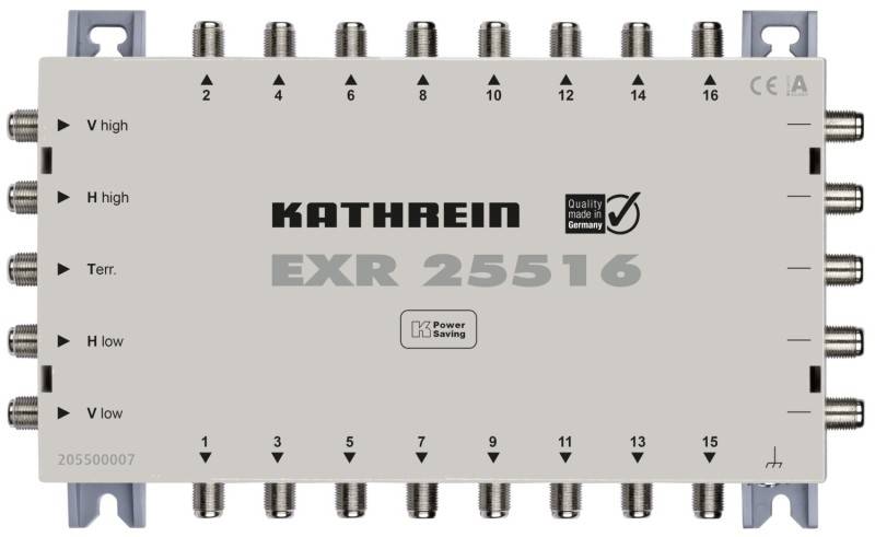 KATHREIN EXR 25516 Kaskadierfähiger Multischalter Durchgang 5 auf-0
