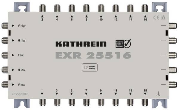 KATHREIN EXR 25516 Kaskadierfähiger Multischalter Durchgang 5 auf