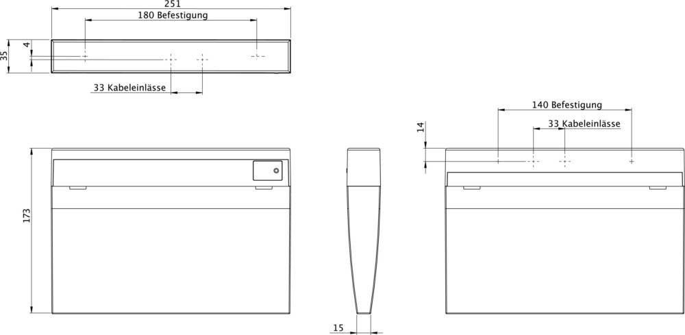 RP-Technik Rettungszeichenleuchte KMMU019ML-1