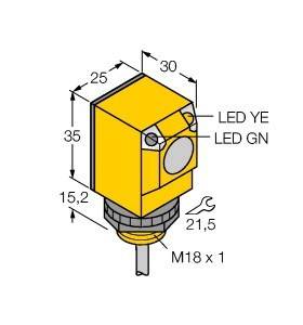 Turck Opto Sensor Q25SP6LP-1