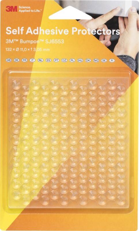 3M Deutschland Elastikpuffer SJ6553T BL(VE132x18)-0