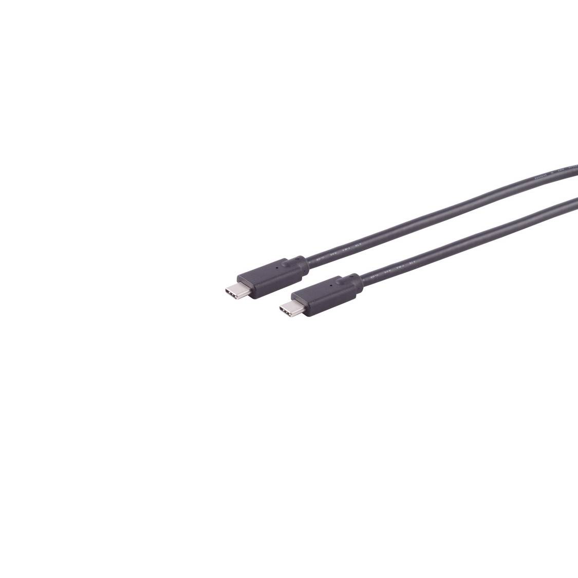 USB-C Kabel USB Typ-C Verbindungskabel 2.0 Power Delivery 100W Datenkabel Ladekabel Schwarz 2,0m-0
