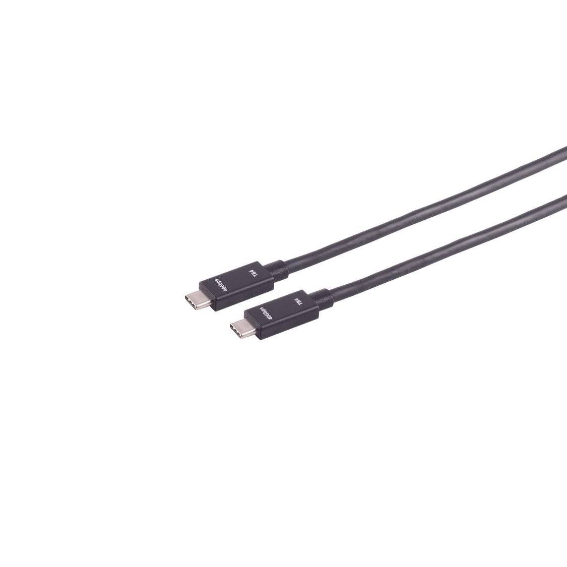 USB-C® Verbindungskabel, Typ-C Stecker auf Typ-C Stecker, TB4, UltraFlex, 1,0m-0