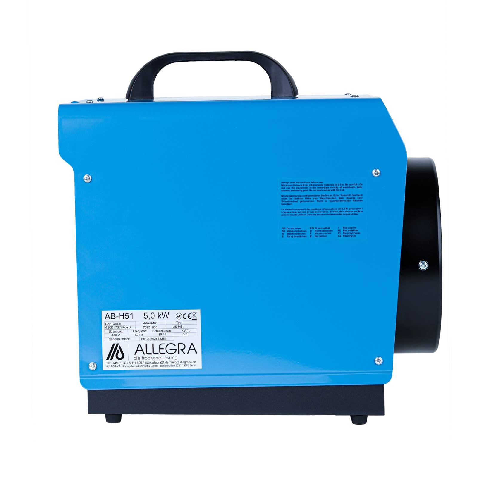 Heizlüfter AB-H51 - 5,0 kW - 400 V-4