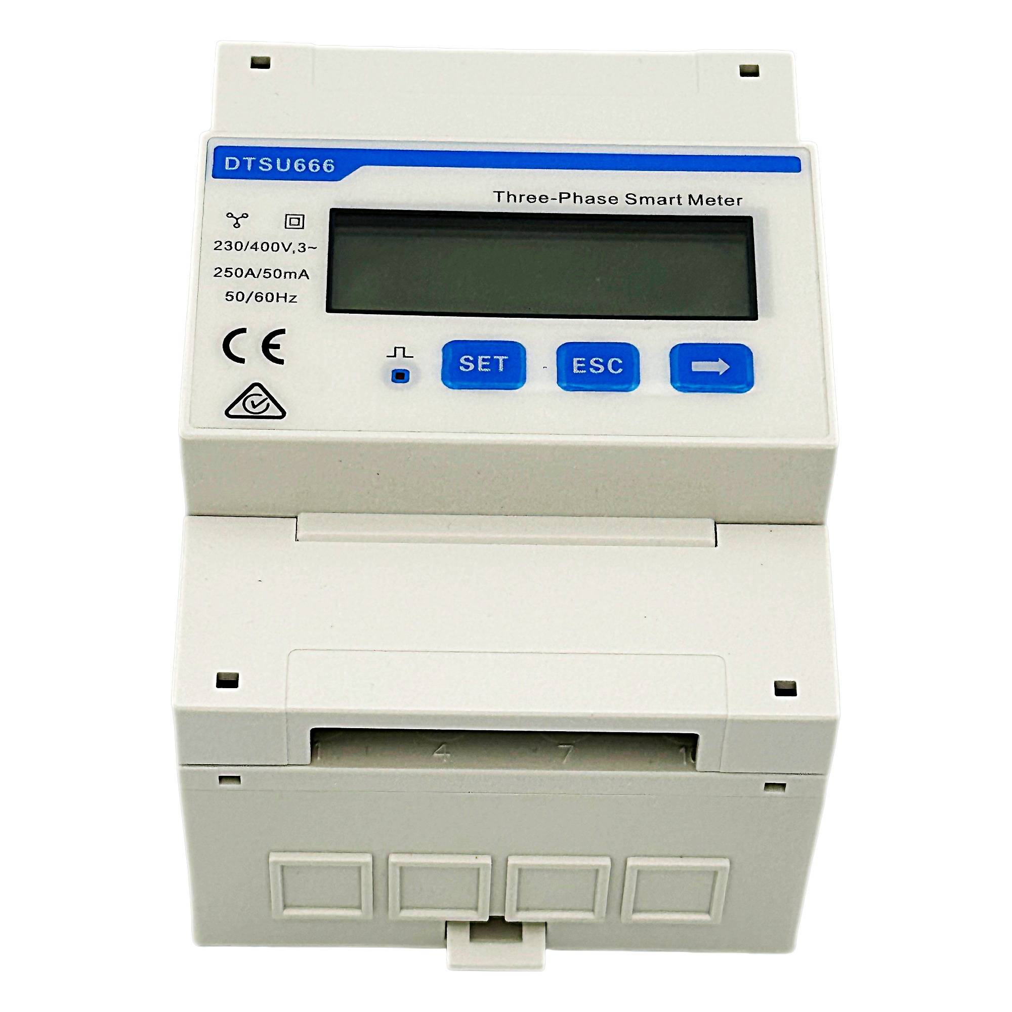 Hoymiles Stromzähler DTSU666 inkl. 3x 250A Stromwandler (CT-3*250A)-3