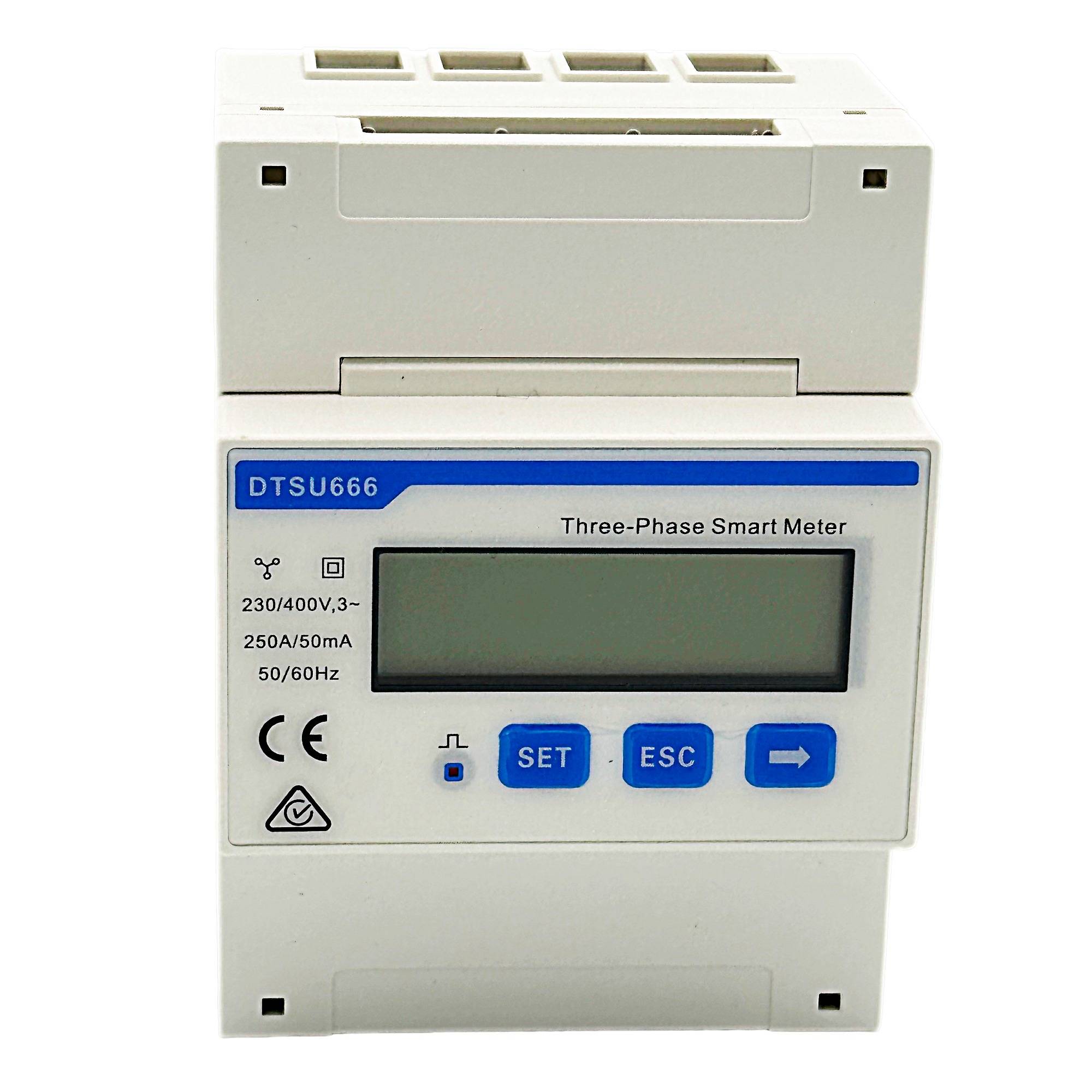 Hoymiles Stromzähler DTSU666 inkl. 3x 250A Stromwandler (CT-3*250A)-4