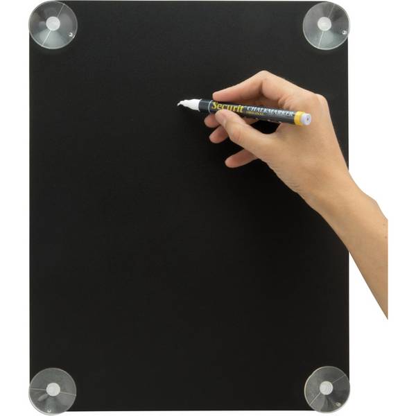 Securit Fenster-Kreidetafel, DIN A4, schwarz (70020543)