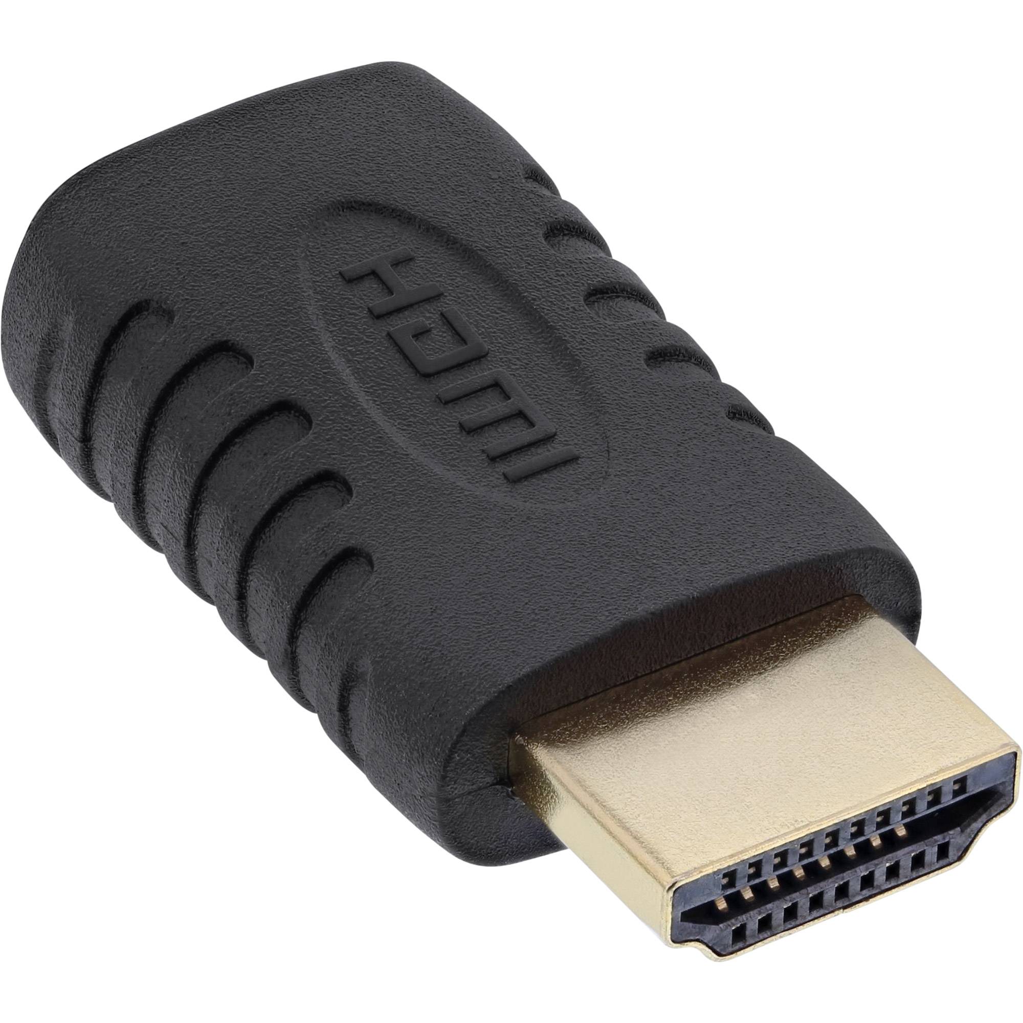 InLine® HDMI Adapter, HDMI A Stecker auf Mini HDMI C Buchse, 4K2K-0