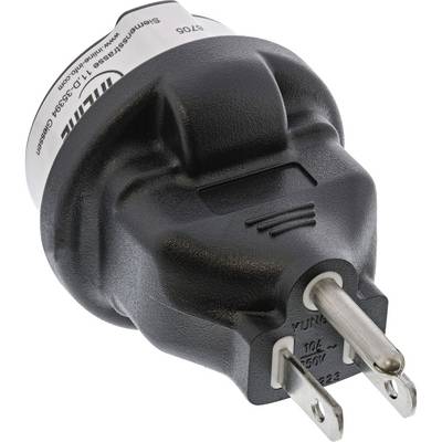 InLine® Reiseadapter, USA Stecker auf Schutzkontakt Buchse-0
