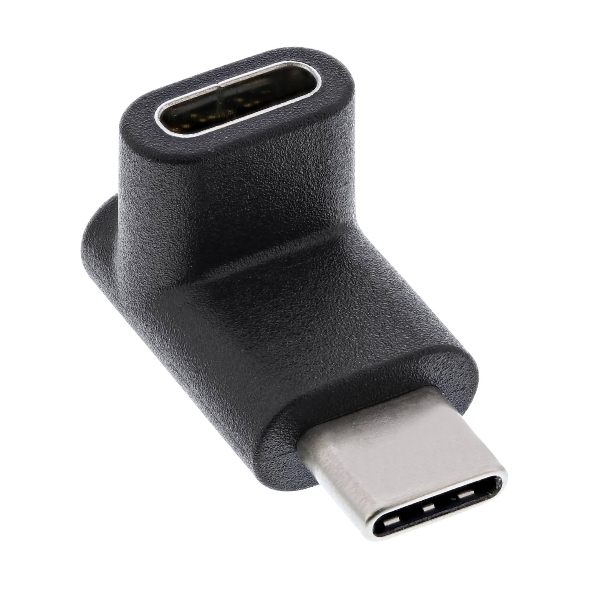 InLine® USB 3.2 Gen.2 Adapter, USB-C Stecker an C Buchse, oben/unten gewinkelt-0