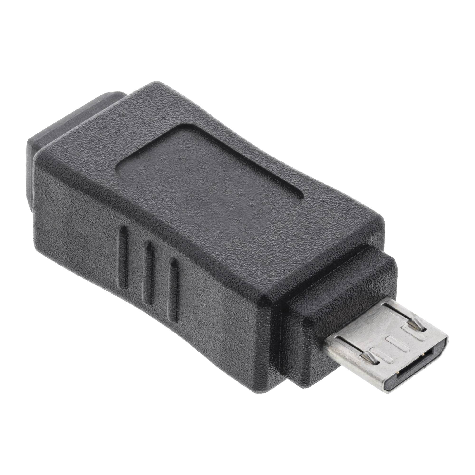 InLine® Micro-USB Adapter, Micro-B Stecker an Mini USB 5pol Buchse-0