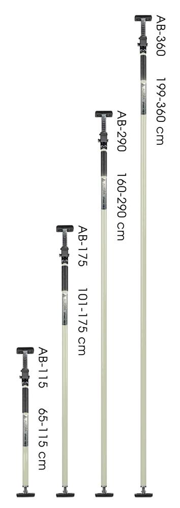 Montagestütze, Teleskopstange AB-360 (weiß)-2