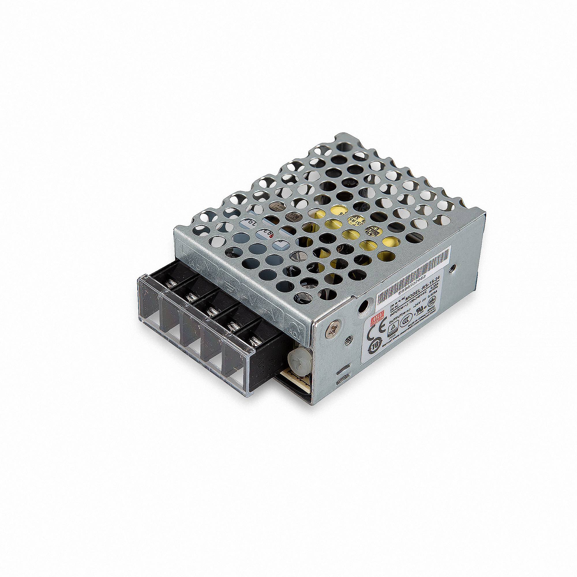 Mean Well RS-15-24 Schaltnetzteil case 24V/DC/0-0,625A/ 15W-0