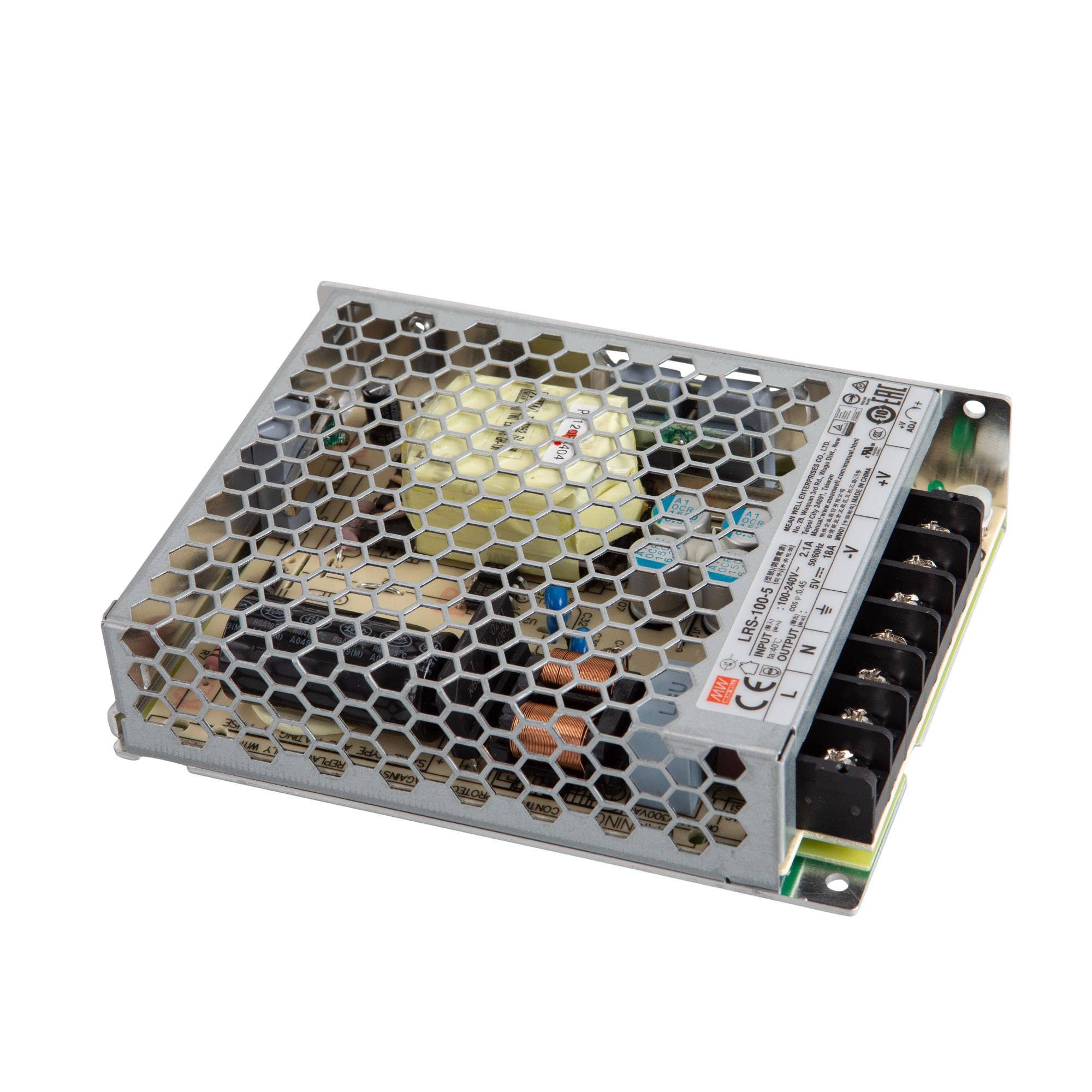 Mean Well LRS-100-5 Schaltnetzteil case 5V/DC/0-18/ 90W-3