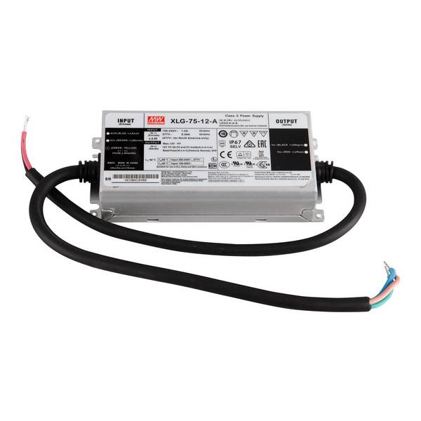 Mean Well XLG-75-12-A LED-Trafo, 60 W, 12 V DC, 5000 mA