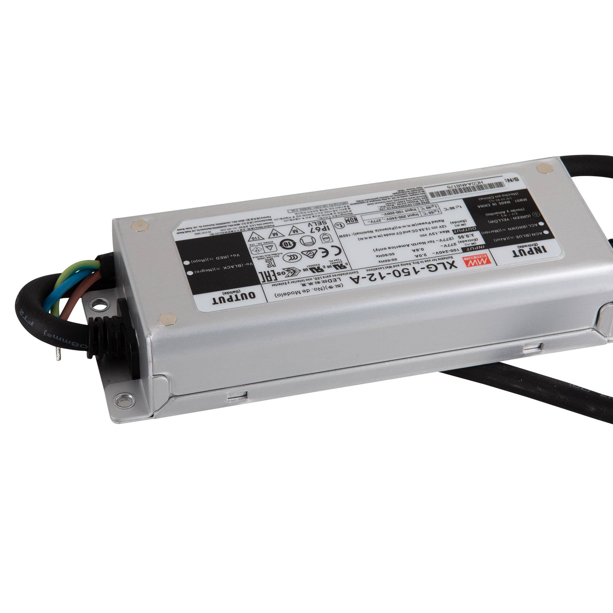Mean Well XLG-150-12-A LED-Trafo, 150 W, 12 V DC, 12500 mA-2