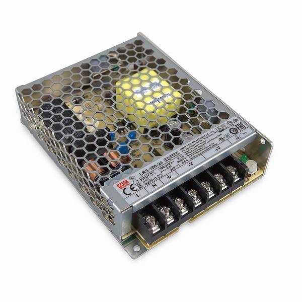 Mean Well LRS-100-24 Schaltnetzteil case 24V/DC/0-4,5/ 108W