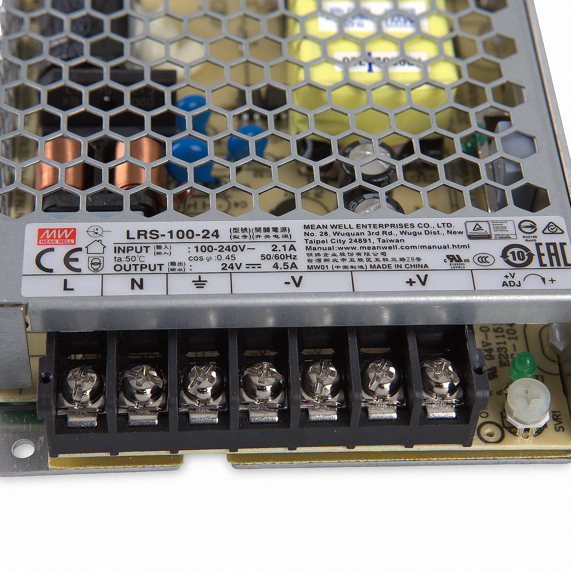 Mean Well LRS-100-24 Schaltnetzteil case 24V/DC/0-4,5/ 108W-1