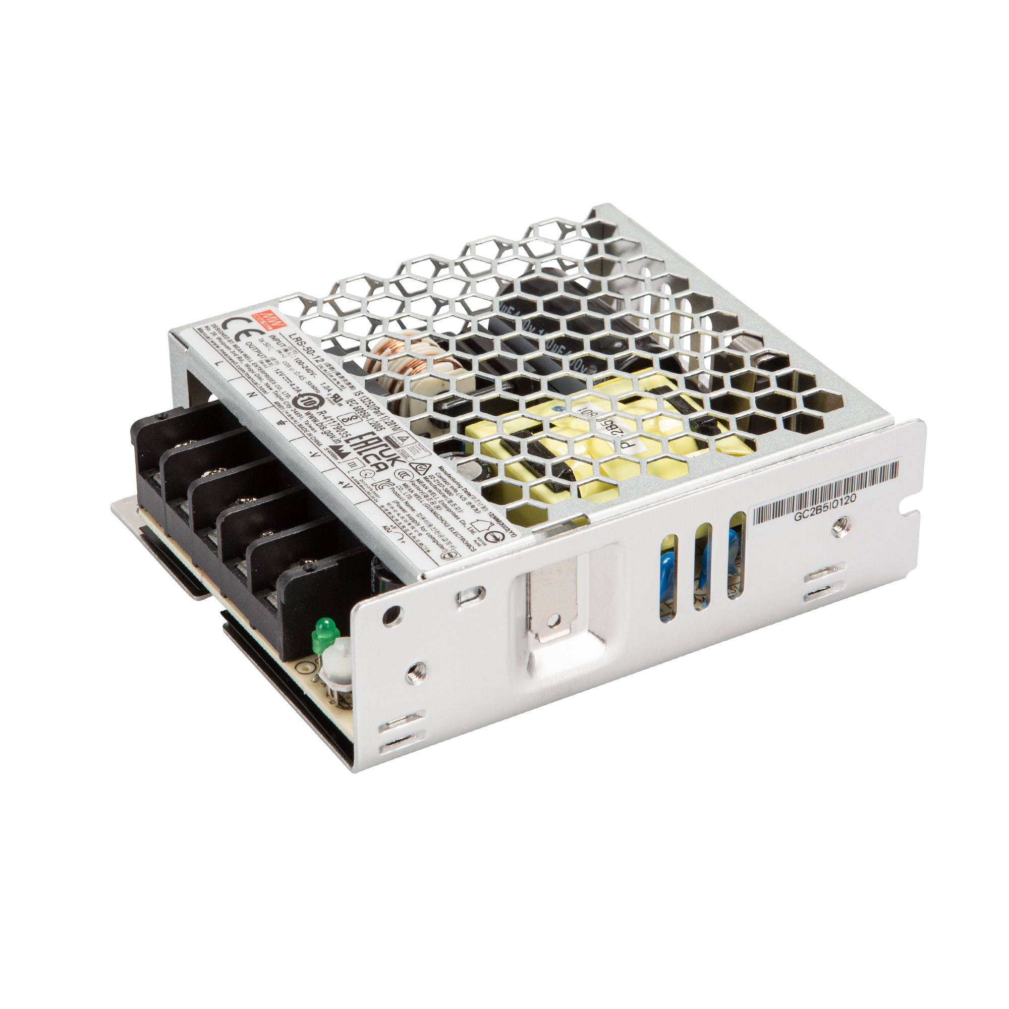 Mean Well LRS-50-12 Schaltnetzteil case 12V/DC/0-4,2/ 50,4W-2
