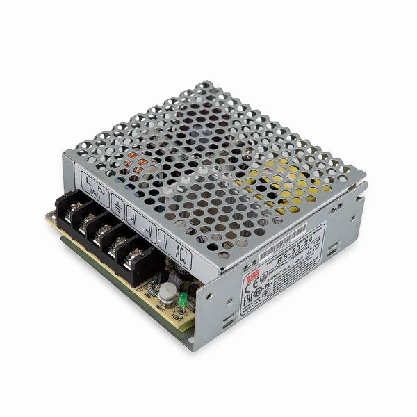 Mean Well RS-50-24 Schaltnetzteil case 24V/DC/0-2,2A/ 52W