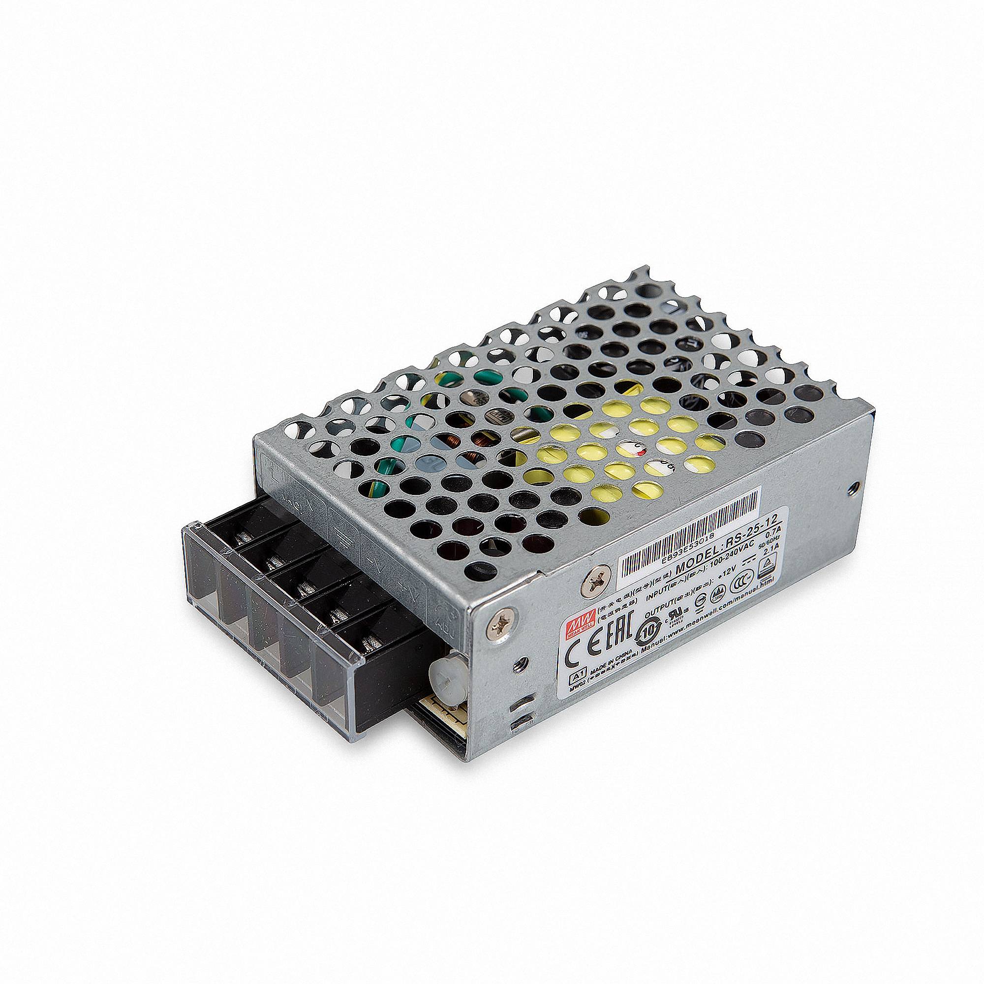 Mean Well RS-25-12 Schaltnetzteil case 12V/DC/0-2,1A/ 25W-0