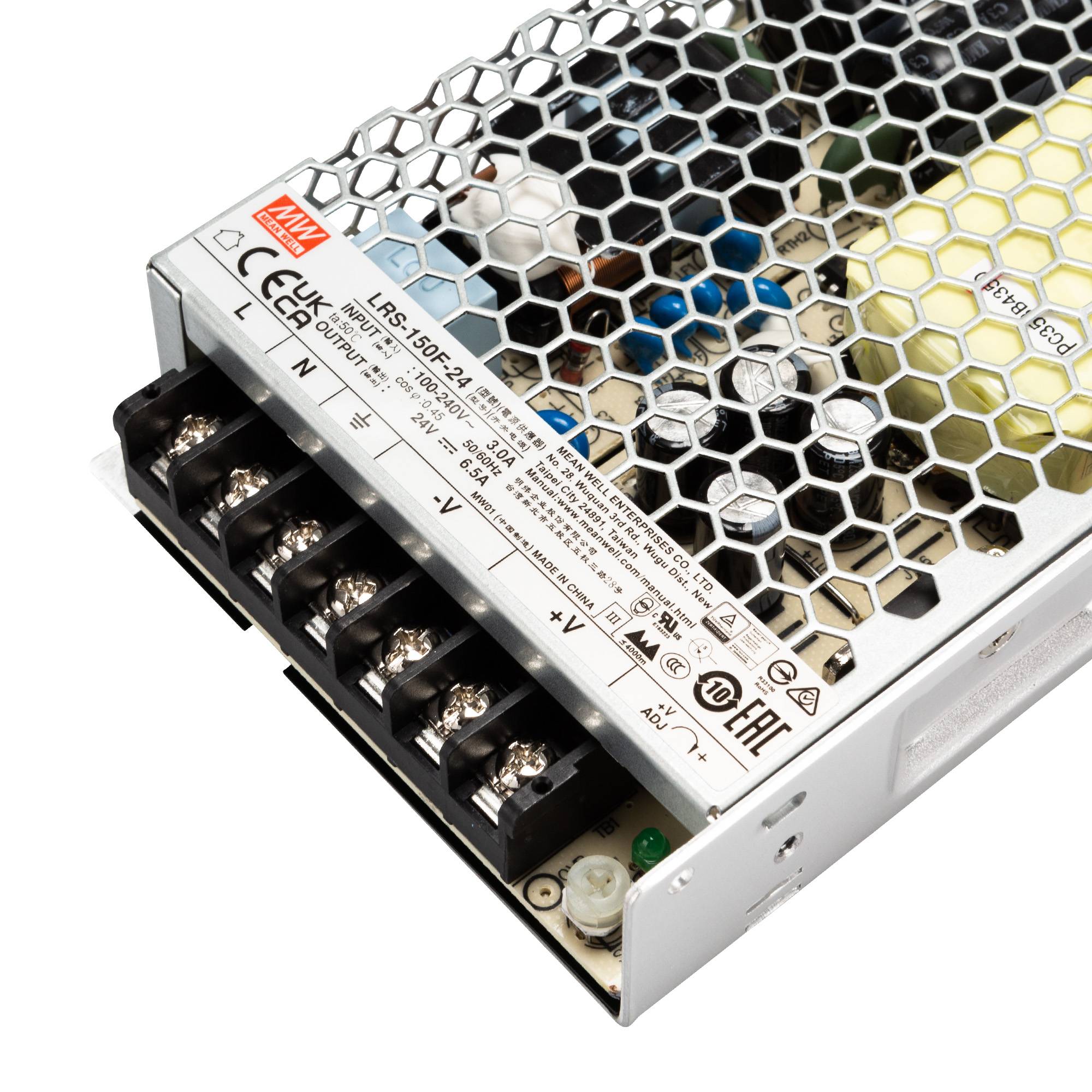 Mean Well LRS-150F-24 Schaltnetzteil case 24V/DC/0-6,5/ 156W-1