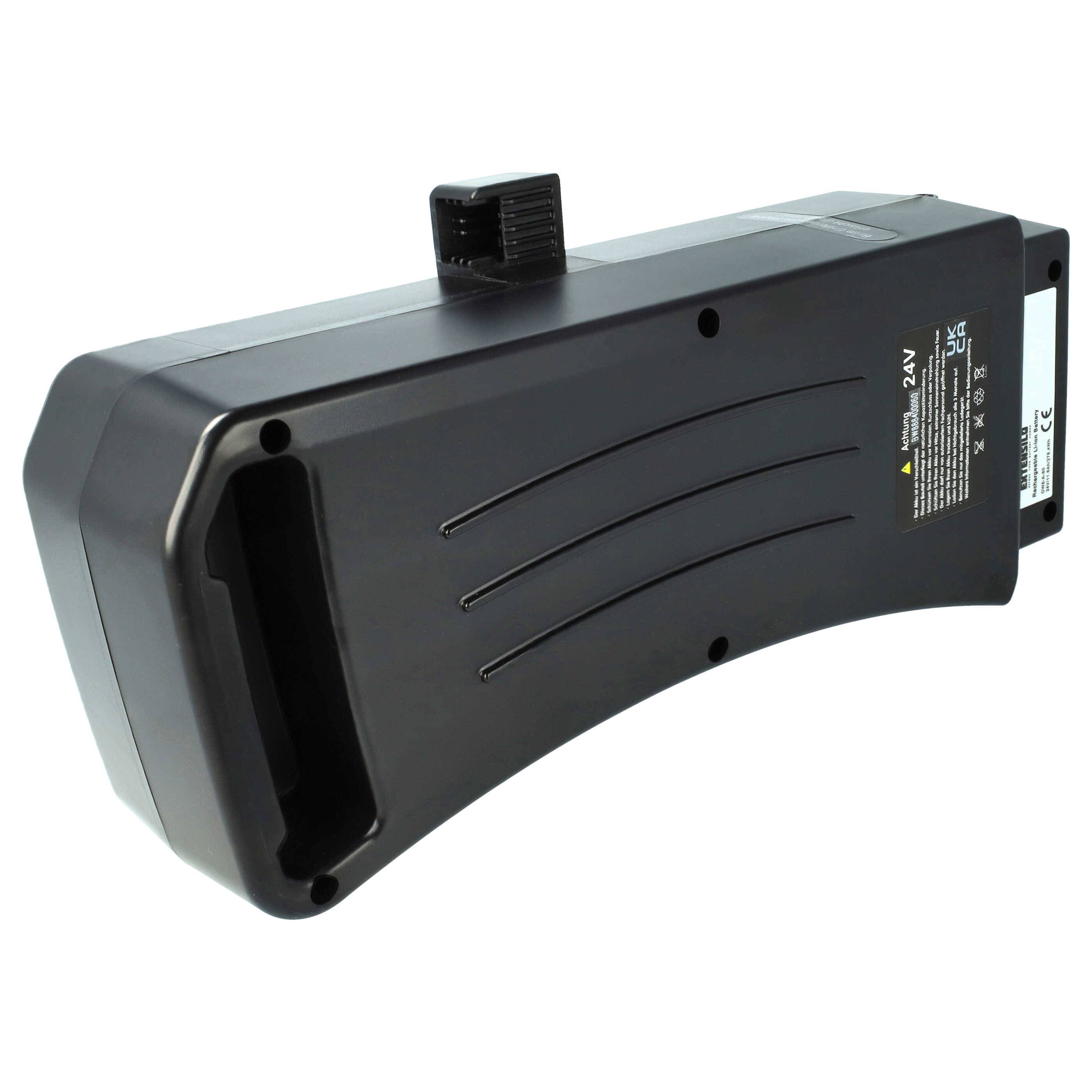 EXTENSILO Akku Ersatz für Samsung SDI Side-Click 24V | SDI-2511A für E-Bike (11,6 Ah, 24 V, Li-Ion) - Schwarz-1