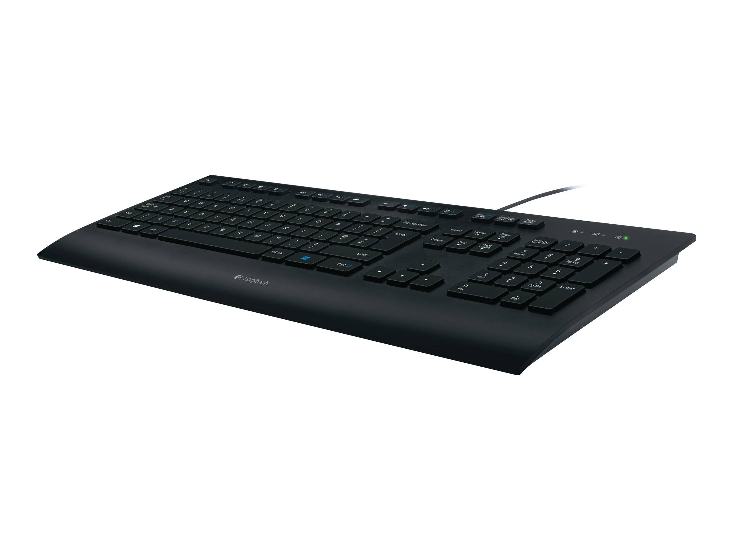 Logitech Corded K280e - Tastatur - USB - TL: US, QWERTY-0
