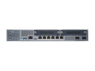 Juniper Networks SRX320 Services Gateway - Sicherheitsgerät - 8 Anschlüsse - GigE, HDLC, Frame Relay, PPP, MLPPP, MLFR --0