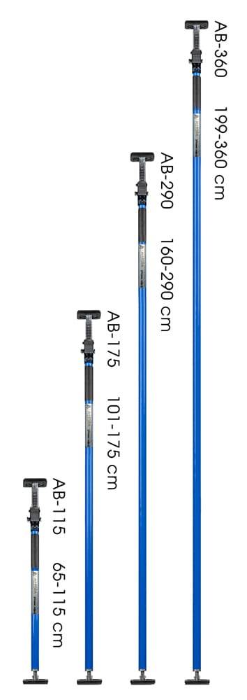 Montagestütze, Teleskopstange AB-290 (blau)-2