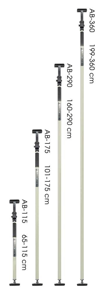Montagestütze, Teleskopstange AB-115 (weiß)-3