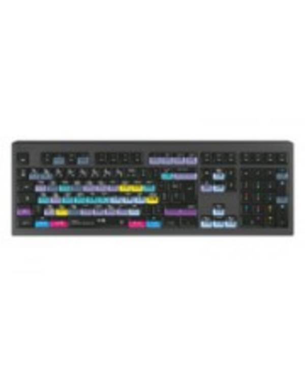 Logickeyboard ASTRA 2 - Volle Größe (100%) - Kabelgebunden - USB - Scherenschalter - Schwarz - TL: Französisch, AZERTY