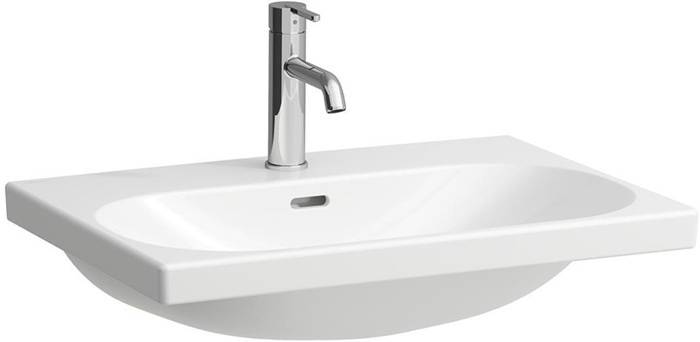Laufen Waschtisch LUA 65x46cm unterbauf m ÜL 1 HL-A weiß-1