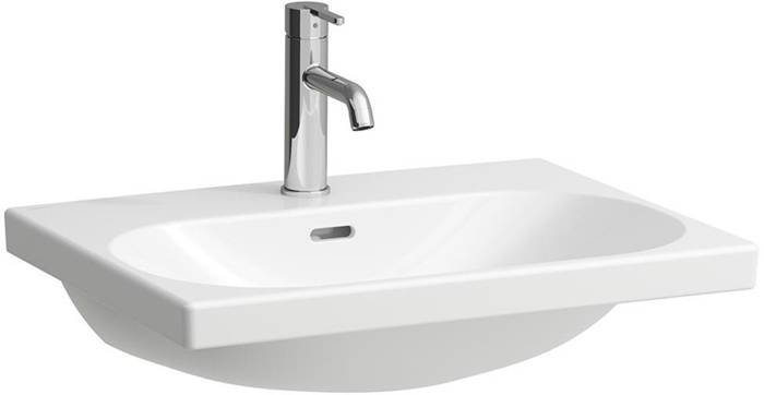 Laufen Waschtisch LUA 60x46cm unterbauf m ÜL 1 HL-A weiß-1