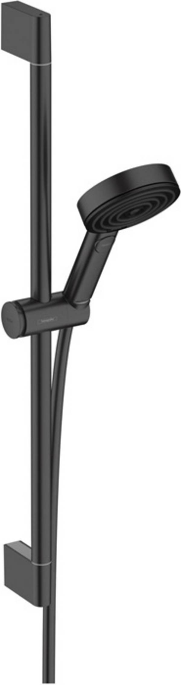 Hansgrohe Pulsify Select S Brauseset 105mm, 6,9l/min, 3jet Relaxation EcoSmart, Brausestange 65cm, Mattschwarz
